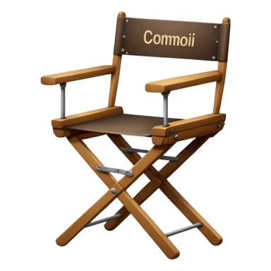 with name written on it name director film director chair sticker