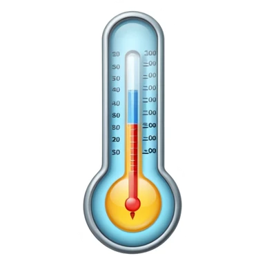 sick thermometer sticker
