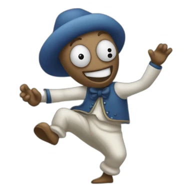 Poulpe qui danse  sticker