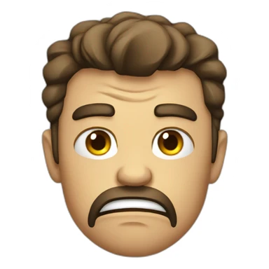 disappointment anger sticker