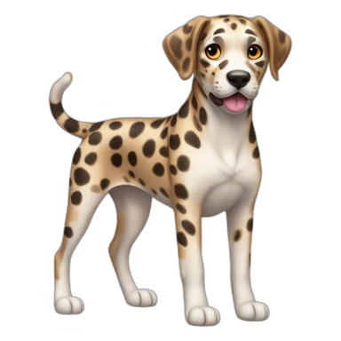 catahoula leopard dog full-body sticker