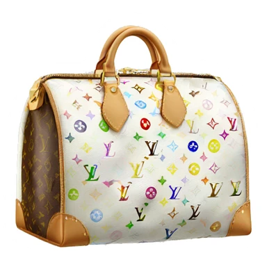 Louis Vuitton bag white sticker