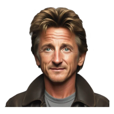 young sean penn sticker