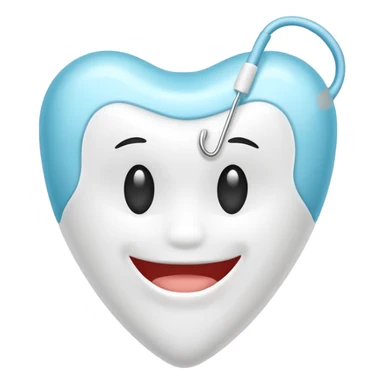 Dental floss  sticker