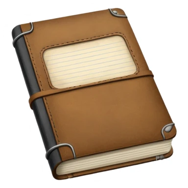 A beat up field notebook sticker