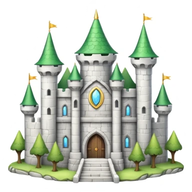 elf castle sticker