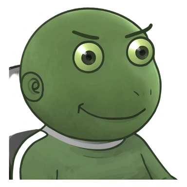 Kid with Down’s syndrome in wheelchair sticker