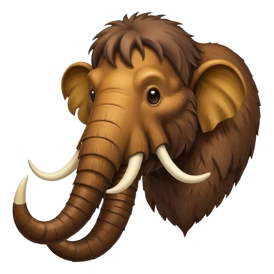 a Mammoth half body sticker