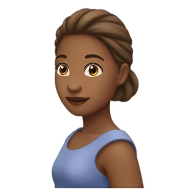 Une fille qui fait un câlin à une fille sticker