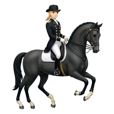 Dressage horse  sticker
