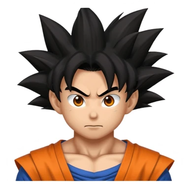 Goku MUI with glowy eyes sticker