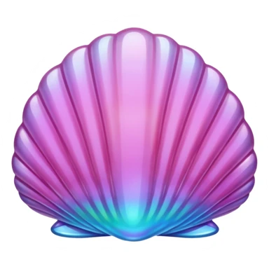 pink crystal clam sticker