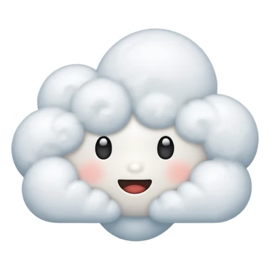 Emoji de pensamiento  nube sticker