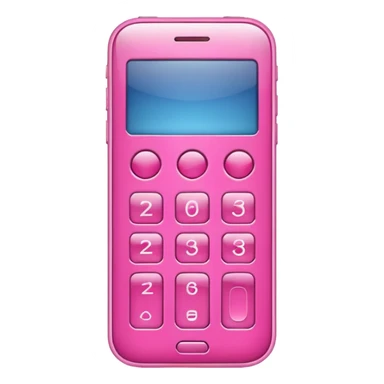 pink cell phone sticker