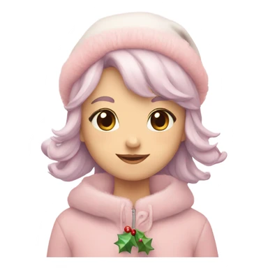 Christmas cute pastel colors sticker