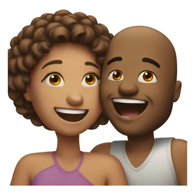 A couple enjoying the day sticker