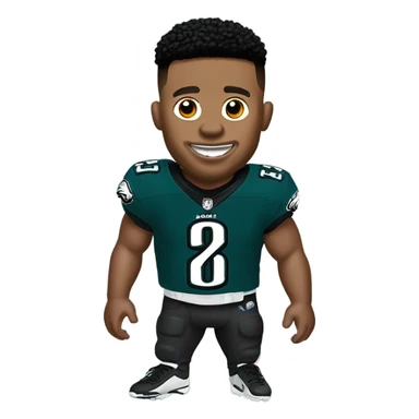 Saquon Barkley Eagles jersey  sticker