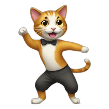dancing-cat sticker