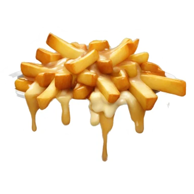 Poutine qui mange une poutine sticker