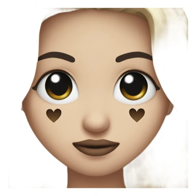 heart eyes with kiss face  sticker