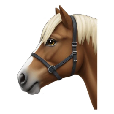 Chat sur un cheval sticker