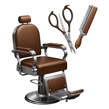 Accesorios barbería sticker