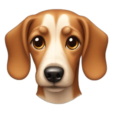 Chien teckel sticker