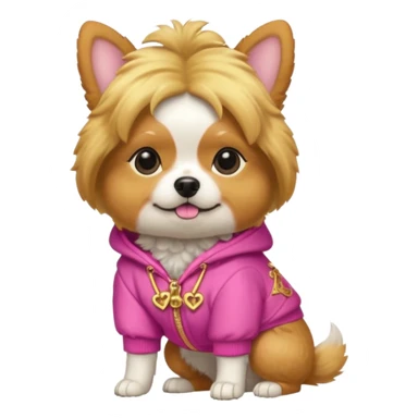 Juicy Couture dog  sticker