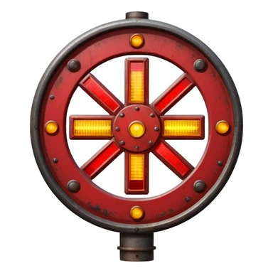 Railroad crossing light sticker