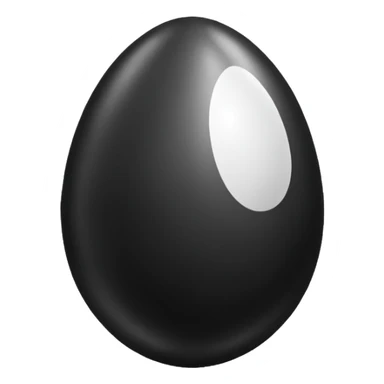 black _and_white shiny dragon egg sticker