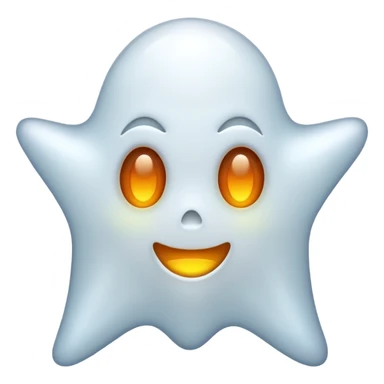 ghost star white sticker