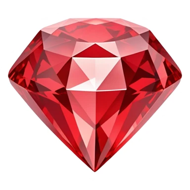 red diamond gem sticker