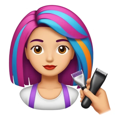 Hispanic hair salon sticker