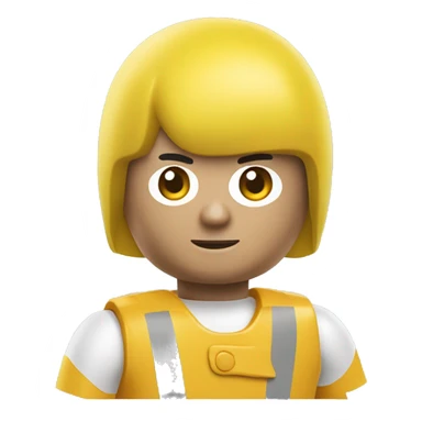 Playmobil cabeça amarela sticker