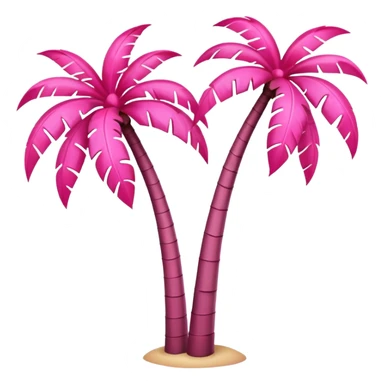 palmeras rosa sticker