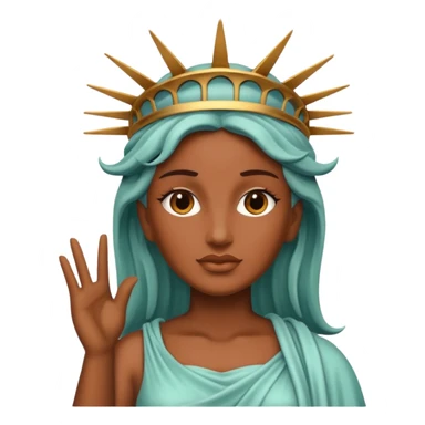 Lady Liberty sticker