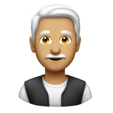 üzgün olan ama aslında mutlu gözüken emoj sticker