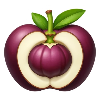 Only Mangosteen flesh sticker