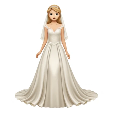 white wedding dress sticker