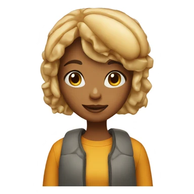 GIRL WITH BURGER sticker