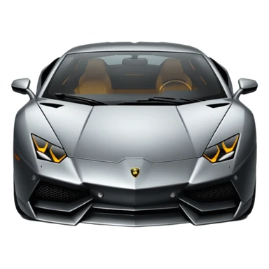 an emoji of a lamborghini sticker