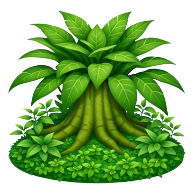 carpet of plants sticker