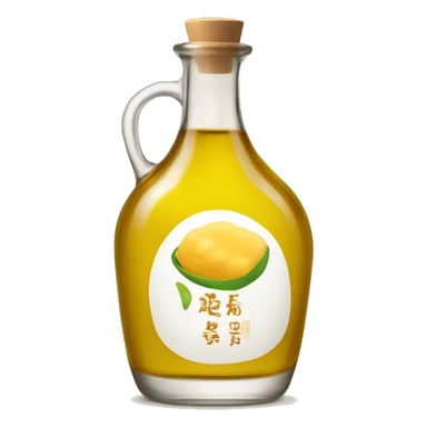Sesame oil glass bottle sticker