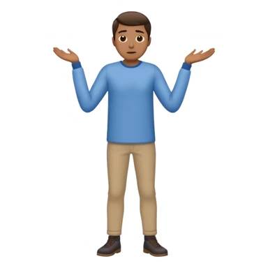 man with a full body and a long-sleeve shirt in the cold sticker