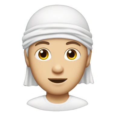 White boy with durag  sticker