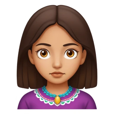 eye roll mexican girl sticker