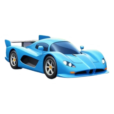 A busy coastal highway with cute fast-moving racing cars with active aero canards surrounded by green fields and distant mountains under a starry night blue sky sticker