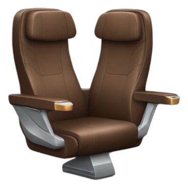 Luxe Business class Brown Airplane seat sticker