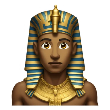  Pharaoh  in gold coffin egypt sticker
