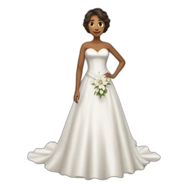 gragon's wife in wedding dress sticker